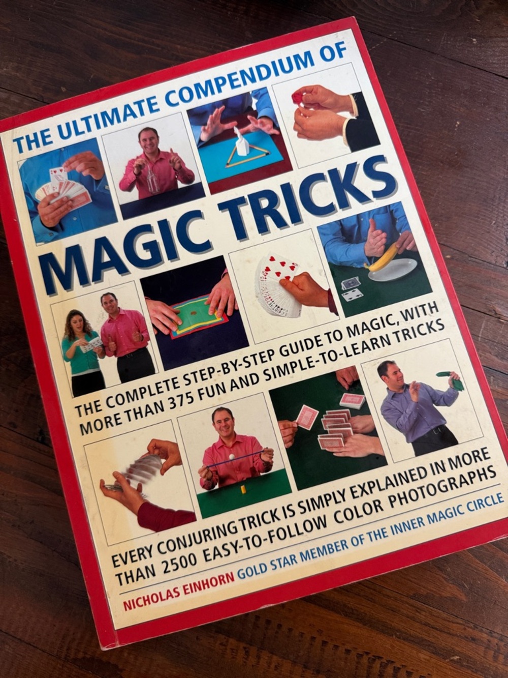 The Ultimate Compendium of Magic Tricks Book Nicholas Einhorn Illustrated Guide